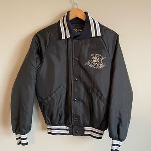 Vintage Black Bomber Jacket